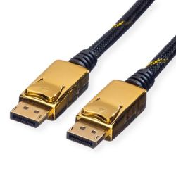 Gold DisplayPort Kabel 3m schwarz (11.04.5646)