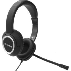 USB Chat Headset schwarz (126-16)