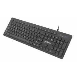 Ultraflache Gaming Tastatur schwarz (179485)