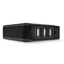 4 Port USB Type C + A Smart Charger mit Power Delivery, 72W (73329)