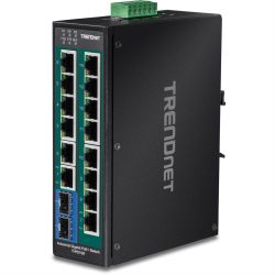 TI Hardened Industrial Railmount Gigabit Switch (TI-PG162)