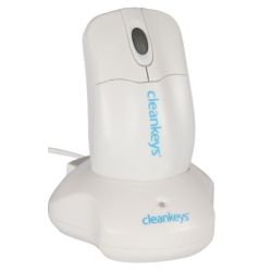 CleanKeys CKM2W Wireless Maus weiß (KH21200)