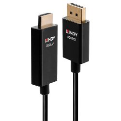 Kabel DisplayPort Stecker zu HDMI-A Stecker 0.5m schwarz (40924)