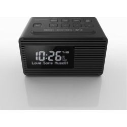 RC-D8 Radiowecker schwarz (RC-D8EG-K)