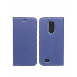 Book Case Leder blau für Smart 4 (LTB-NAP-S4-BL)