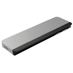 HyperDrive 7-in-2 Duo USB-C Hub für MacBook Pro, silbe (HD28C-SILVER)