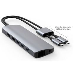 HyperDrive Viper 10-in-2 USB-C Hub, space grey (HD392-GRAY)