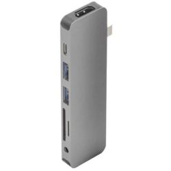 HyperDrive Solo 7-in-1 USB-C Hub für MacBook, space grau (GN21D-GRAY)