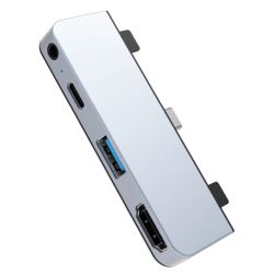 HyperDrive 4-in-1 USB-C Hub für iPad Pro, silber (HD319E-Silver)