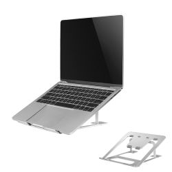 NewStar Notebookständer bis 17 max 10KG, faltbar, sil (NSLS085SILVER)
