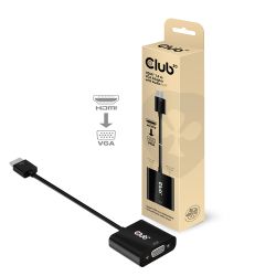 Club3D Adapter HDMI 1.4 > VGA (mit Audio) St/Bu retail (CAC-1302)