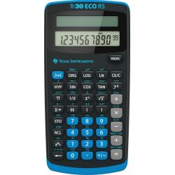 TI-30 ECO RS Taschenrechner schwarz/blau (TI-30 ECO RS)