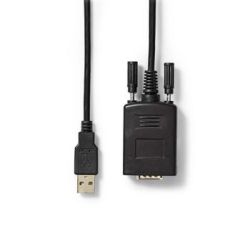 Umrichter , USB-A-Stecker an RS232-Stecker , USB 2.0 , (CCGW60852BK09)