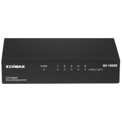 GS-10 Desktop Gigabit Switch schwarz (GS-1005E)