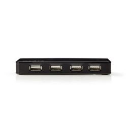 Nedis USB-Hub , 7-Port , USB 2.0-betrieben , Separate Stromver (UHUBU2730BK)