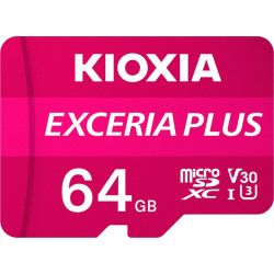 Exceria Plus R100/W65 microSDXC 64GB Speicherkarte (LMPL1M064GG2)