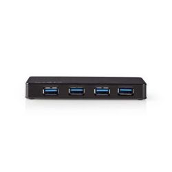 Nedis USB-Hub , 4-Port , USB 3.0-betrieben , Separate Stromver (UHUBU3420BK)