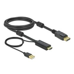 Delock HDMI zu DisplayPort Kabel 4K 30 H (85964)