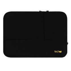 techair Slipcase Neopren Schwarz 15,6 m.Zusatzfach für Zub (TANZ0348)