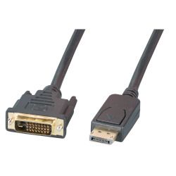 EFB DisplayPort auf DVI FullHHAnschlusskabel schwarz 1m  (K5564SW.1V2)