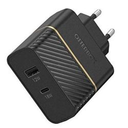 Premium Ladegerät USB-C/USB-A schwarz (78-52723)