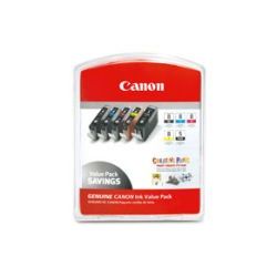 Canon CLI-8 BK/PC/PM/R/G Tintenpatrone Photo Multi Pack (0620B027)