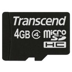 microSDHC 4GB Speicherkarte (TS4GUSDHC4)