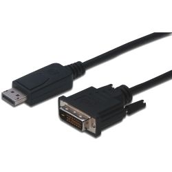 ASSMANN Adapterkabel DisplayPort 1.2 DVI-D 24+1 M/M  (AK-340301-010-S)