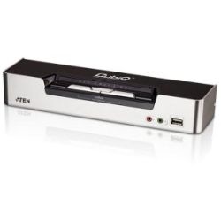 KVM Switch Dual-View DVI USB Audio 2 Ports (CS1642A)