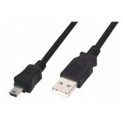 USB KABEL A/ST<>B mini5/ST 1,8 (AK-300108-018-S)