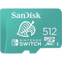 Nintendo Switch microSDXC 512GB Speicherkarte (SDSQXAO-512G-GNCZN)