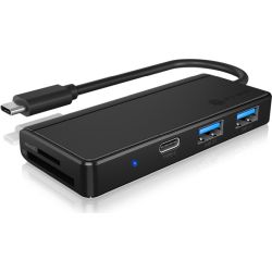 Icy Box IB-HUB1423CR-C3 USB-Hub schwarz (60796)