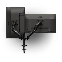 AD110D0 Dual-Monitor-Tischhalterung schwarz (AD110D0)