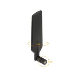 LTE-Antenne Delock RP-SMA 4,0dBi, GSM/UMTS drehbar schwar (12409)