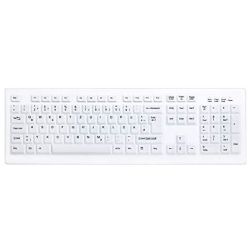 AK-C8100 Tastatur mit Silikonmembran weiß (AK-C8100F-U1-W/GE)