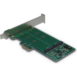 KCSSD4 PCIe Adapter Karte PCIe x1 zu 2x M.2 SATA (88885381)