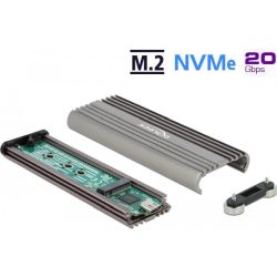 USB 3.2 Gen 2x2 Externes Gehäuse für M.2 SSD (42001)