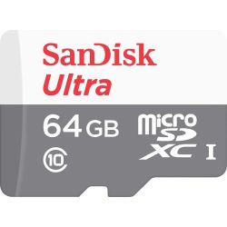 Ultra R100 microSDXC 64GB Speicherkarte UHS-I (SDSQUNR-064G-GN3MN)