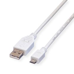 VALUE USB2.0 Kabel A MicroB ST ST 0.8m (11.99.8754)