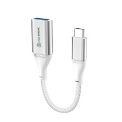 Alogic Adapter Ultra USB 3.1 USB-C to USB-A 15cm silber (ULCAA-SLV)