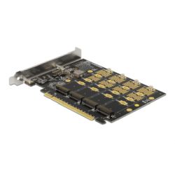 PCIe 16x Karte zu 4x Intern NVMe M.2 (89017)