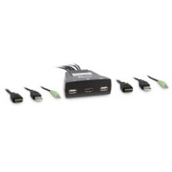Inter-Tech KVM Switch LS-21HA HDMI, 2 Port, Kunststoff reta (88887340)