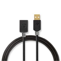 USB-2.0-Verlängerungskabel , A-Stecker - A-Buchse , 2 (CCBW60010AT20)