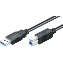 3M USB 3.0 A TO B - M/M black (7300036)