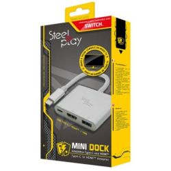 STEELPLAY Mini Dock USB C zu HDMI Adapter Switch (JVASWI00027)