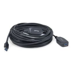 Aktives Kabel USB-A 3.0 zu USB-A 3.0  10m schwarz (133347)