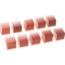AlphaCool GPU/RAM Copper Heatsinks 14x14mm 10 Stück (17427)