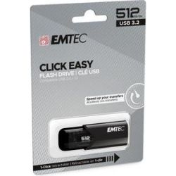 B110 Click Easy 3.2 512GB USB-Stick schwarz (ECMMD512GB113)