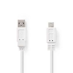 Nedis USB-Kabel , USB 2.0 , USB-A Stecker , USB Micro-B Stec (CCGP60410WT10)