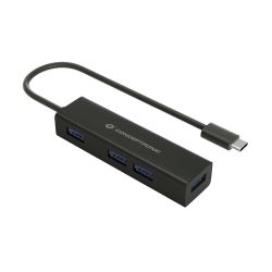 CONCEPTRONIC USB-Hub 4Port USB-C -> USB3.0                (HUBBIES07B)